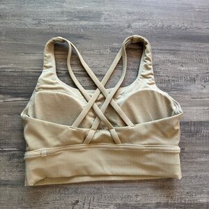 Lululemon Ribbed Longline Sports Bra (Size 6)